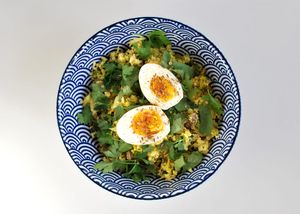 Cauliflower rice kedgeree